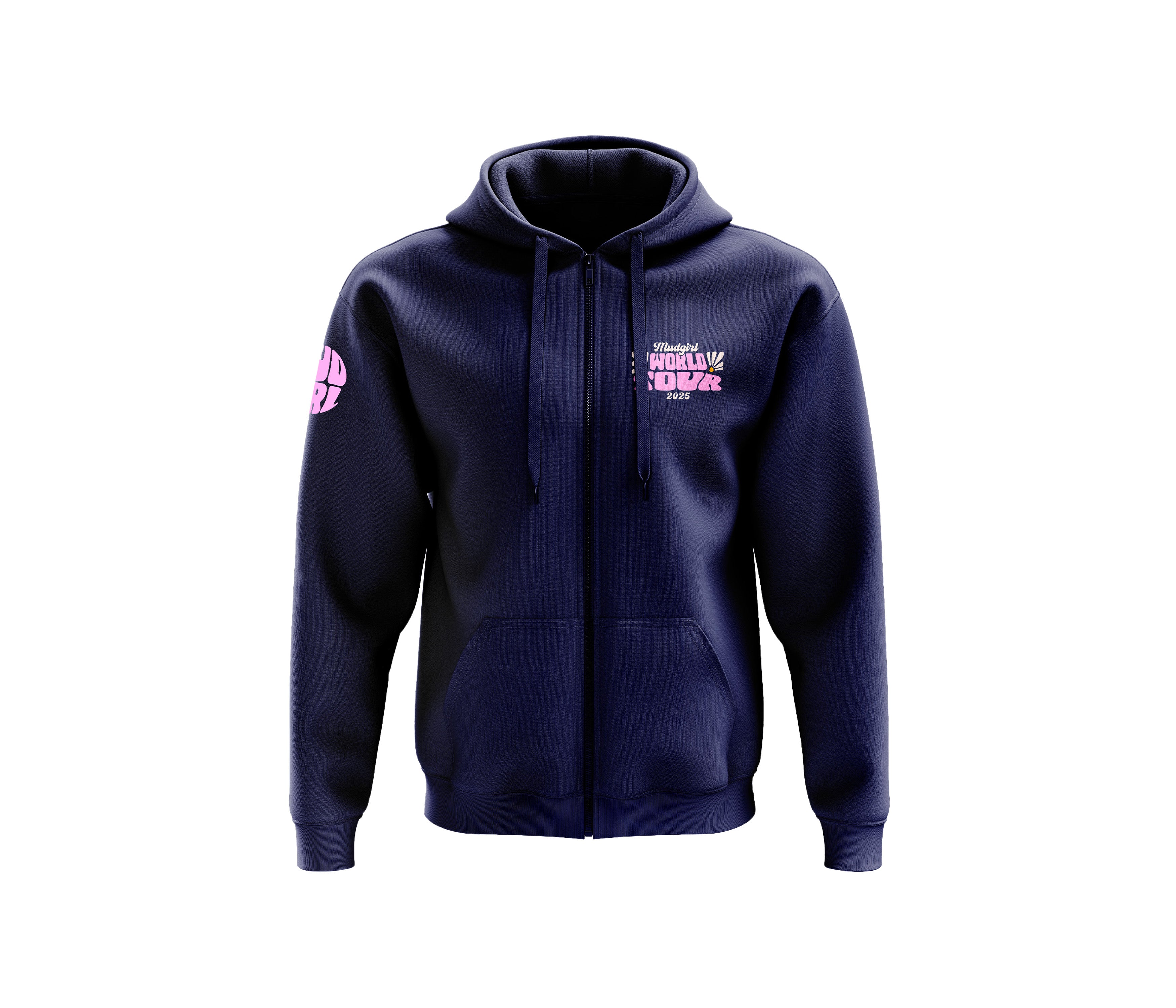 ZIP-UP HOODIE - PURPLE – MUDGIRL SHOP